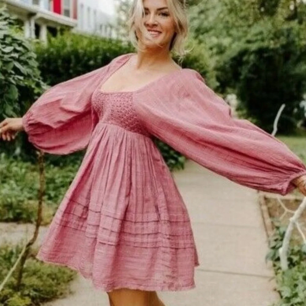 FREE PEOPLE Ari Oversized Mini Dress - Picture 2 of 15